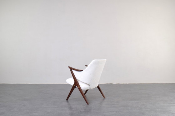 Image 1 of Poltrone Mid-Century Knott in teak di Brunstad Møbelfabrikk, anni '60, set di 2