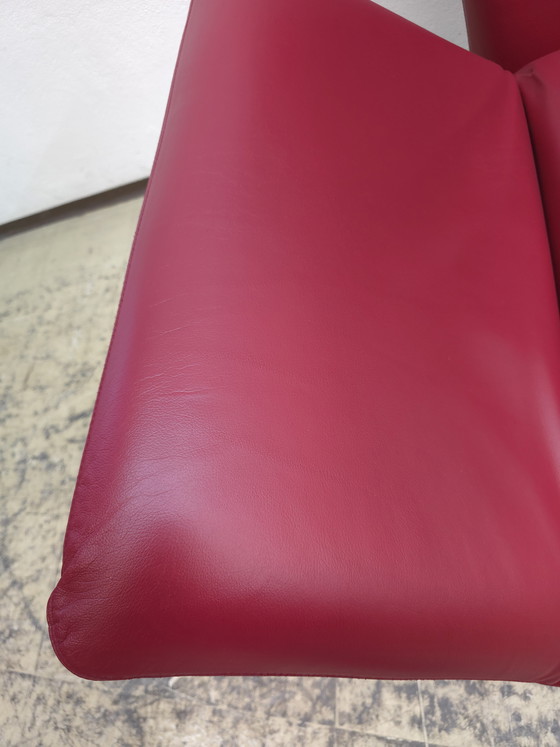 Image 1 of Divano funzionale Brühl Roro, divano letto in pelle, divano rosso