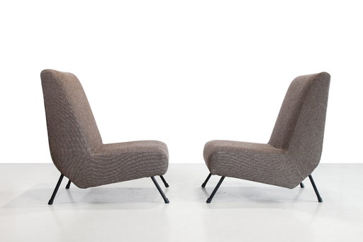 Set van twee Italiaanse design fauteuils uit de jaren 50