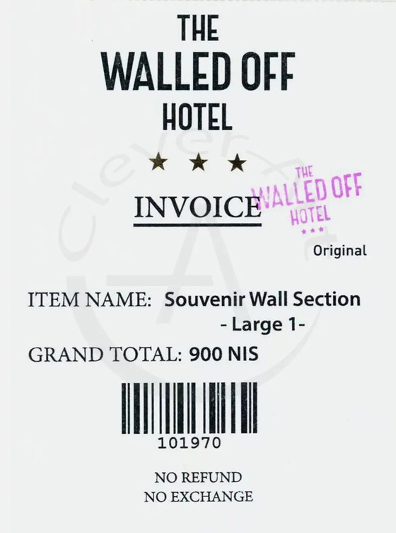 Image 1 of Banksy - Wall Section (Justice) - Multiple - En rupture de stock au WOH !