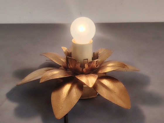 Image 1 of Wandlampen in Hollywood Regency-stijl uit de jaren 70.