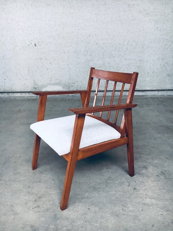 Image 1 of Ensemble de fauteuils de style hollandais moderne du milieu du siècle, Pays-Bas, années 1950