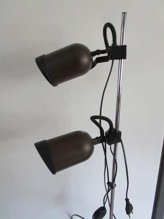 Image 1 of Bellissima lampada da terra anni '70 con 2 faretti