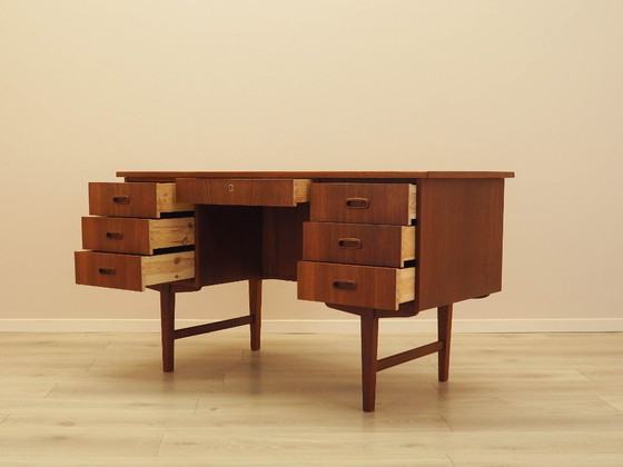 Image 1 of Scrivania in teak, design danese, anni '70, prodotta in Danimarca