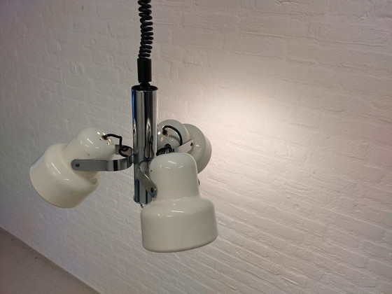 Lampada a sospensione a 3 faretti – Vintage – Lampade a sospensione, Metal (photo 4 of 8)