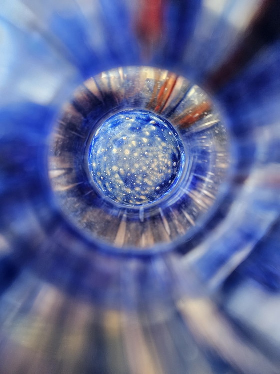 Image 1 of XL Vintage 'Flora' Art Glass Vase – František Koudelka (1970s) – Perfect condition!