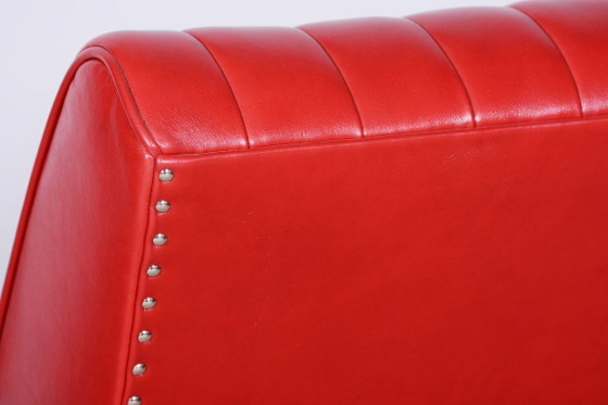 Coppia di poltrone Bauhaus restaurate, di Hynek Gottwald, in pelle, ceche, anni '30. – Leather, Metal (photo 2 of 17)