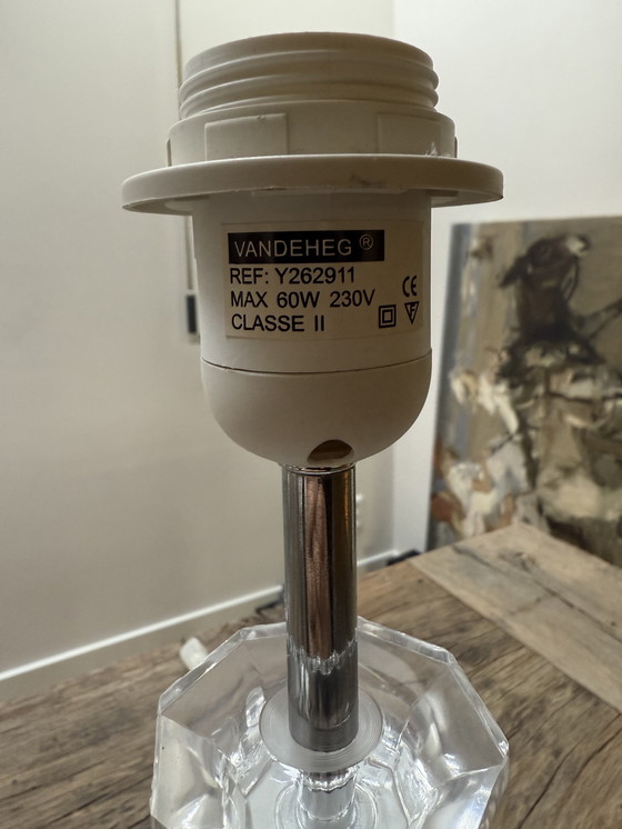 Image 1 of Lampada da tavolo trasparente Vandeheg - 2 pezzi