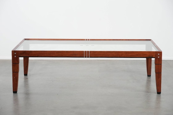 Image 1 of Mesa de centro de diseño Art Déco de Schuitema de la serie Decoforma con tablero de cristal