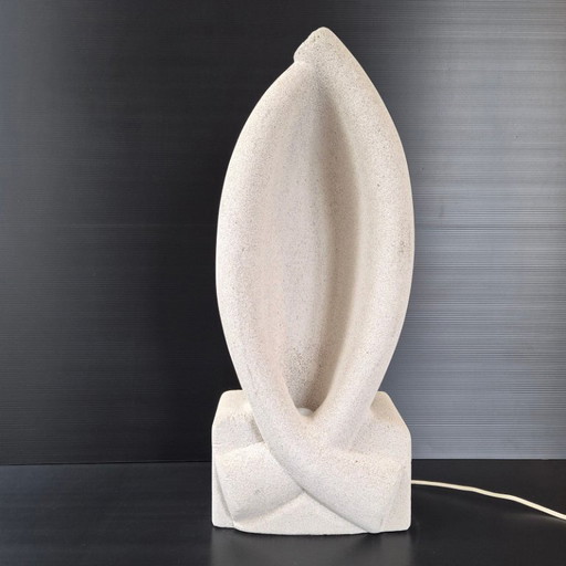 IMPORTANTE LAMPE VINTAGE RUBAN 1970 EN PIERRE LEGERE DLG GALISSON TORMOS 70S