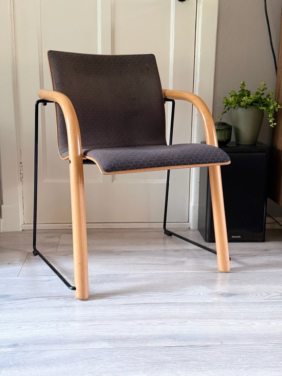 Prachtige Thonet S320. Elegant, solide en tijdloos!, Vergaderstoel, Hout, Bruin (foto 4 van 6)