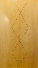 Mid century vintage klerenkast  