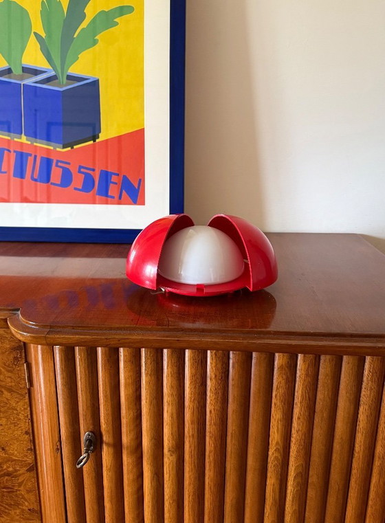 Image 1 of Gianemilio Piero e Anna Monti, mod. Applique rossa Lampira, Fontana Arte Italia, 1970