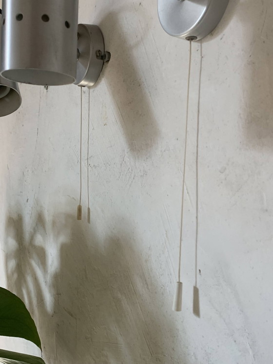 Vintage wandspots – Wandlampen, Aluminium (photo 6 of 9)