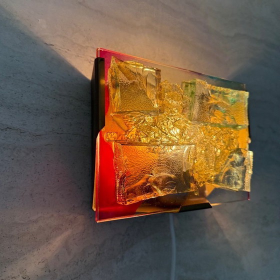 Image 1 of Cosack leuchten glass wall lamp , 1970’s