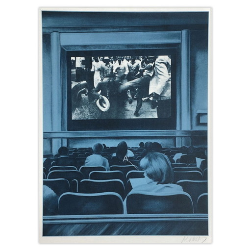 Jacques Monory gesigneerde zeefdruk Bicentenaire Kit - VS 76 - 05 – lithos zeefdrukken, Paper (photo 2 of 5)