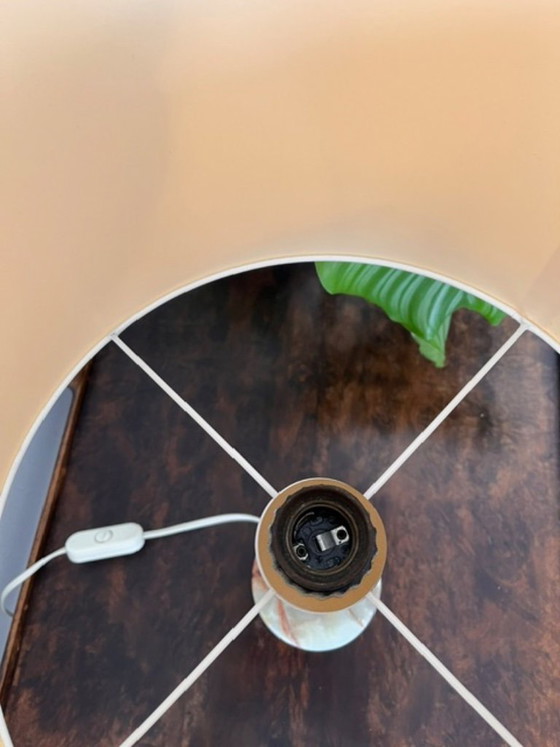 Image 1 of Vintage onyx/marble table lamp