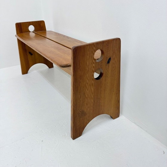 Image 1 of Banco de estilo moderno de mediados de siglo, diseñado por Gilbert Marklund para Furusnickarn AB en la década de 1960.