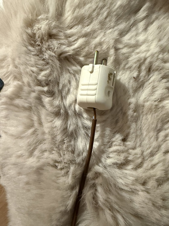 Image 1 of Lampada da terra retrò vintage a forma di fungo, lampade a globo anni '70