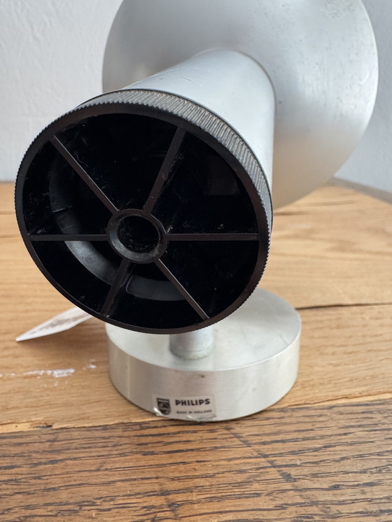 Image 1 of Zilverkleurige vintage spot van Philips Mid Century