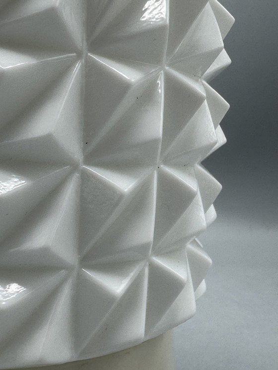 Image 1 of Stylish mid-century corodex ceiling lamp with a sculptural structure