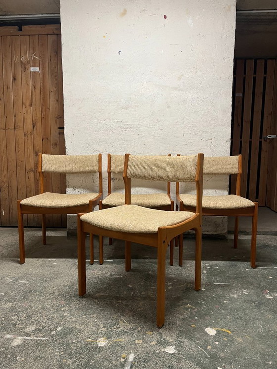 Image 1 of Ensemble de 4 chaises Vamdrup Stølefabrik