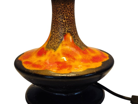 Image 1 of Fat Lava - Walter Gerards - Keramiek - Tafellamp - West Germany - 3e Kwart 20e Eeuw