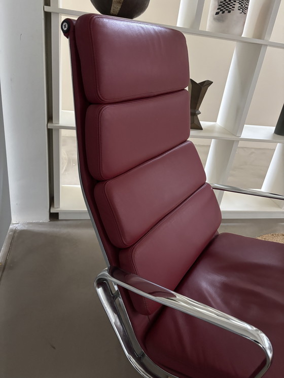 Image 1 of Soft Pad Lounge Chair EA 222 with Soft Pad Footstool EA 223