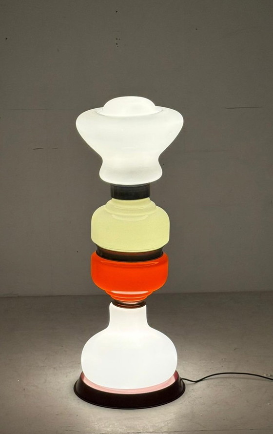 Image 1 of Lampada da terra Space Age di Carlo Nason per Mazzega, Italia, anni '70.