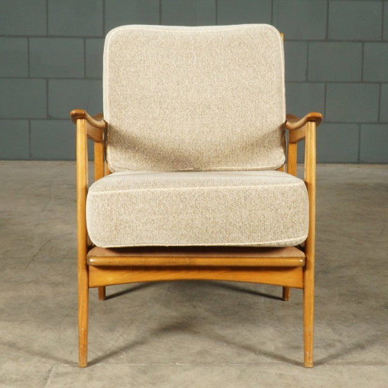 Image 1 of Satz dänischer Loungesessel – Walnuss – 1960er