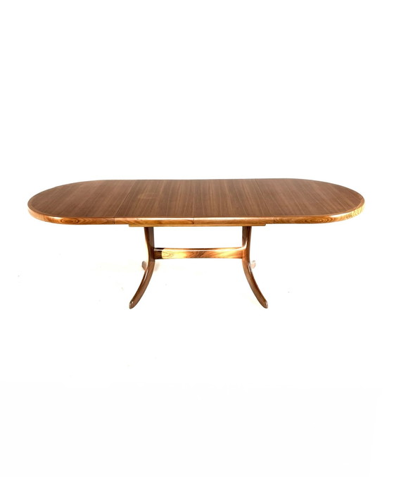 Image 1 of Vintage extendable teak dining table, Denmark 1960s