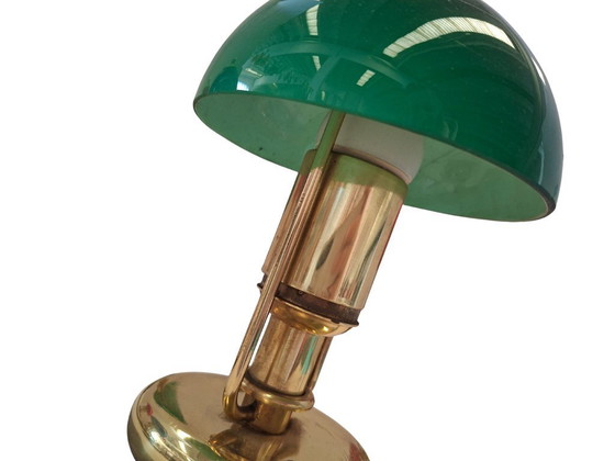 Image 1 of Set di 5 Lampade Vintage stile Nautico – Ottone e Vetro Colorato – 23cm