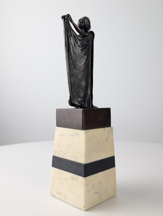 Image 1 of Sculpture de femme articulée en bronze par Carl Kauba, années 1900