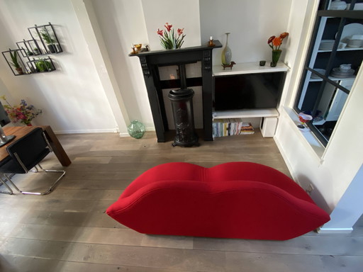 Studio 65 'Bocca' Bench by Gufram / Red Lips Bench