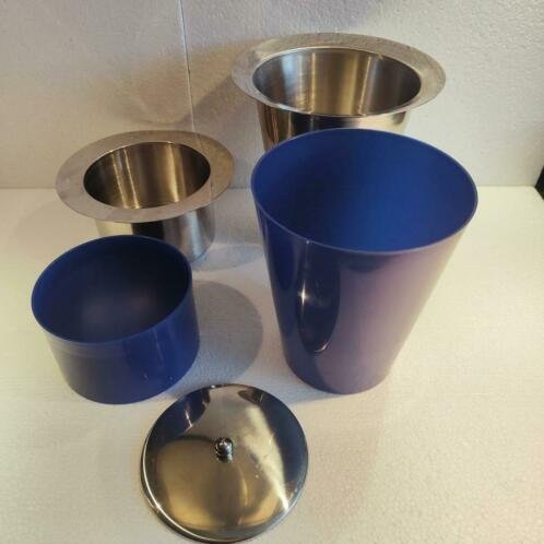 Image 1 of Champagne Bucket and Ice Bucket Designed by Knut and Marianne Hagberg