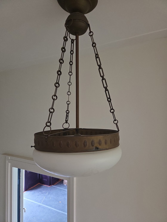 Image 1 of Lampada a sospensione in stile Art Nouveau