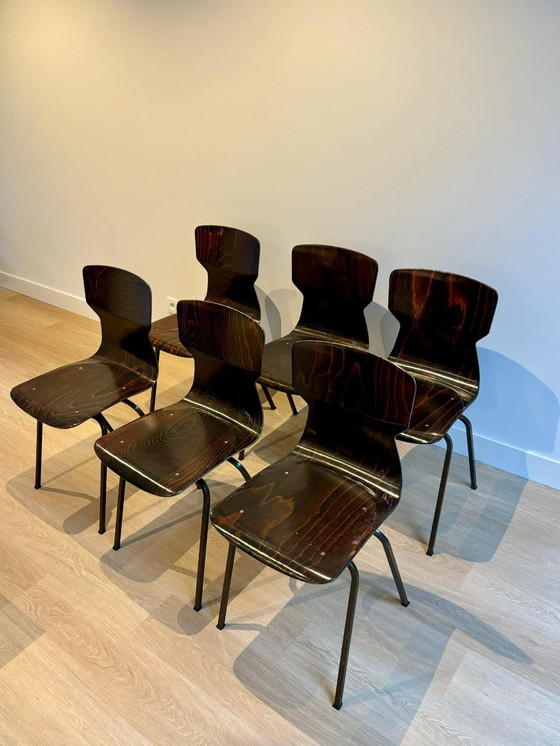 Image 1 of 6x Eromes Obo Chairs , Wijchen