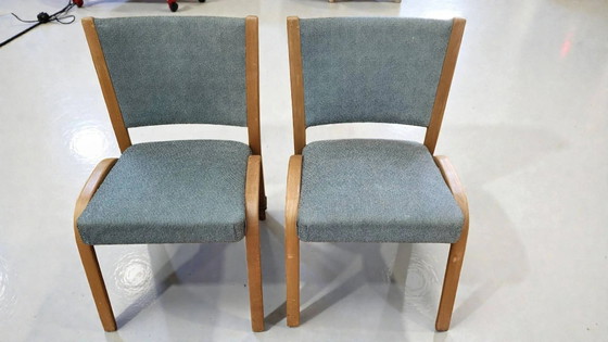 4 chaises Bow wood, édition Steiner, 1950 – Bode, Chaises de salle à manger (photo 10 of 11)