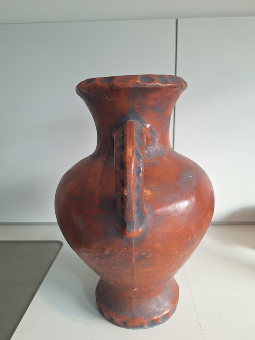 Terracotta vase