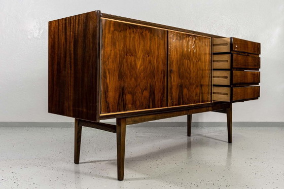 Image 1 of Mid Century Walnut Sideboard By S. Albracht, Poland, 1972