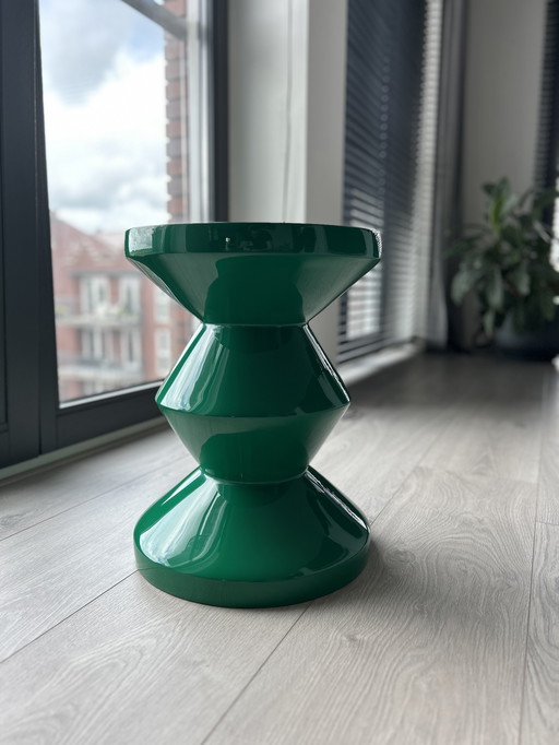 POLSPOTTEN Table d'appoint et tabouret Zig Zag