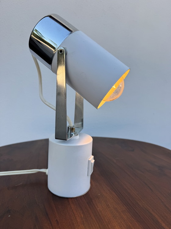 Small Space Age Lamp from the 1970s – Table lamps, Metal (photo 9 of 15)