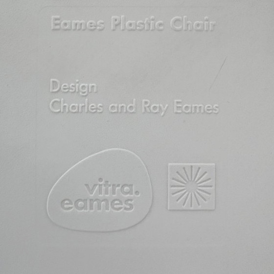 Image 1 of set van 4x Eames Vitra DSS stoelen wit