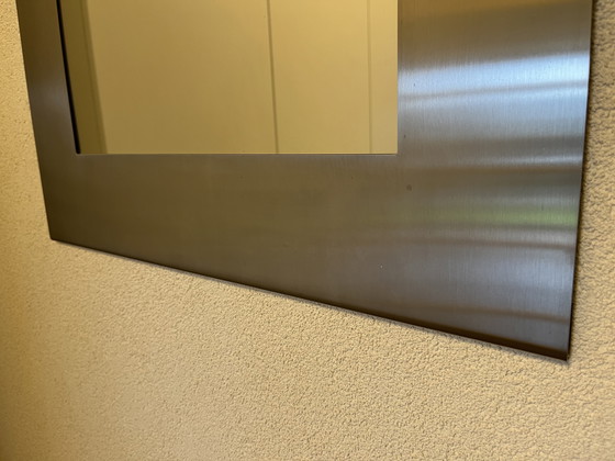 Image 1 of Designerspiegel in Edelstahlrahmen