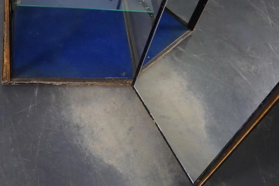 Image 1 of Escaparate victoriano de caoba pintada, finales del siglo XIX