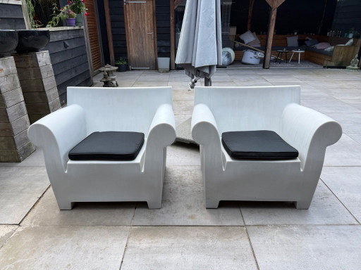 Set di 2 sedie Kartel Bubble Club Philippe Starck