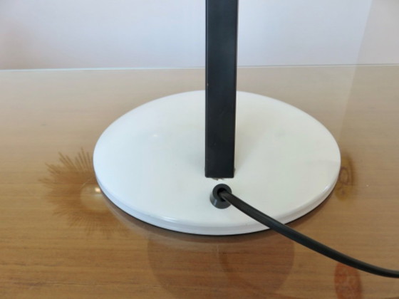 Image 1 of "Snake" lamp by Veneta Lumi, UFO, space age, saucer, made in Italy, 1980
