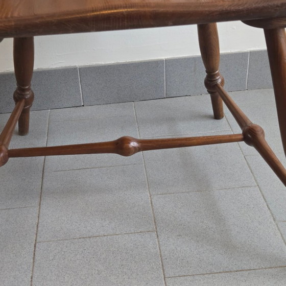 Image 1 of POLTRONA VINTAGE 1950 STILE WINDSOR IN FAGGIO VERNICIATO ANNI '50 DLG TAPIOVAARA ERCOL