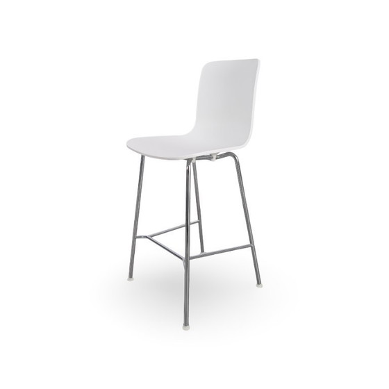 Image 1 of Set di 4 sgabelli da bar Vitra HAL RE, versione cucina, Jasper Morrison