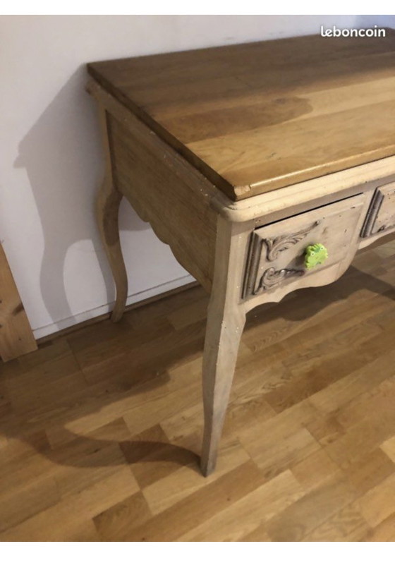 Restaurierter antiker Schreibtisch im Stil Louis XV – Unikat – pas de marque, Wood (photo 4 of 6)